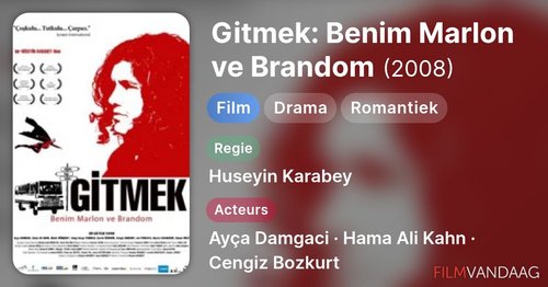 الرحيل: مارلون وبراندو خاصتي (Gitmek: My Marlon And Brando)