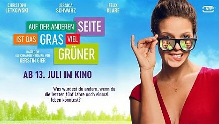 Auf der anderen Seite ist das Gras viel grüner
